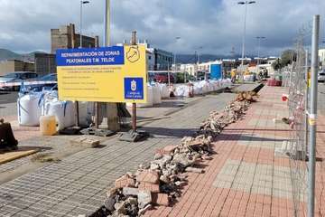 Obras en la Rambla de Pedro Lezcano